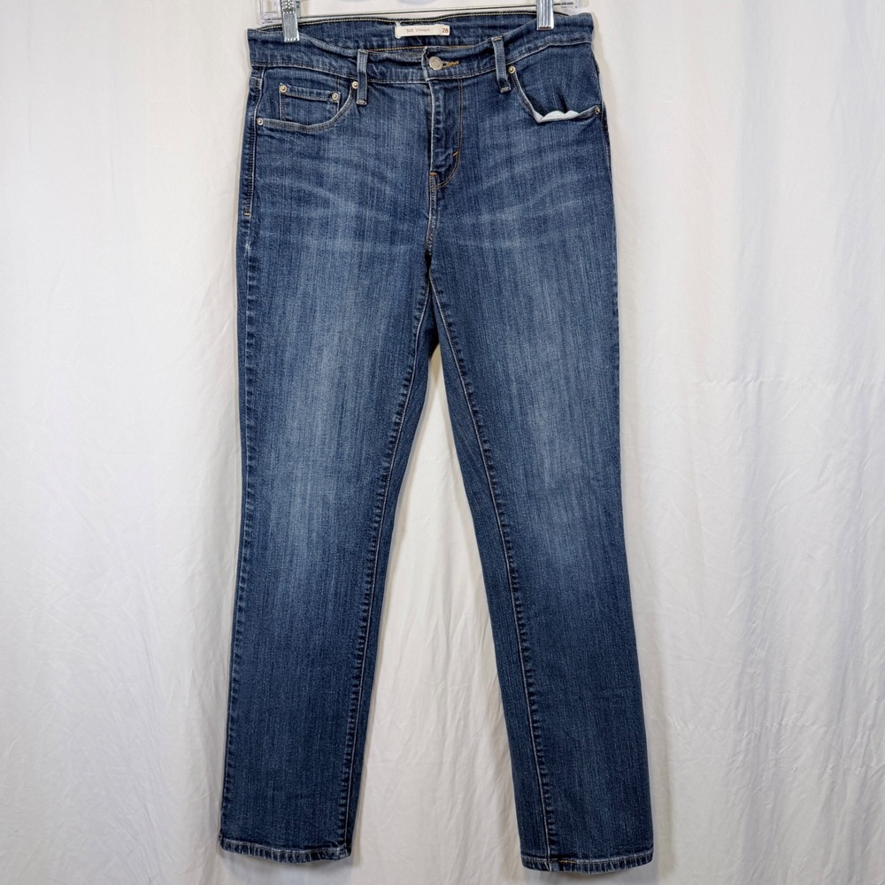 Levi's Jeans 505 Straight‎ Blue Denim Classic Five Pocket Size 28